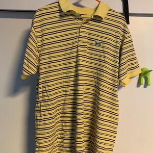 Men's Lacoste Yellow Polo Short Sleeve